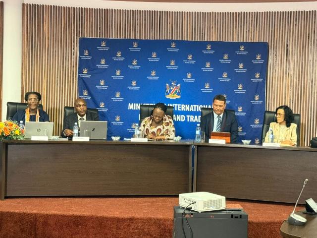 MARIENTAL, 05 September 2025 (NAMPA)-Ministry of International Relations and Trade (MIRT), in collaboration with the Ministry of Industries, Mines, and Energy (MIME) held the 8th Ministerial Business Community Engagement in Mariental on Friday.
(Photo:Charmaine Boois) NAMPA 
