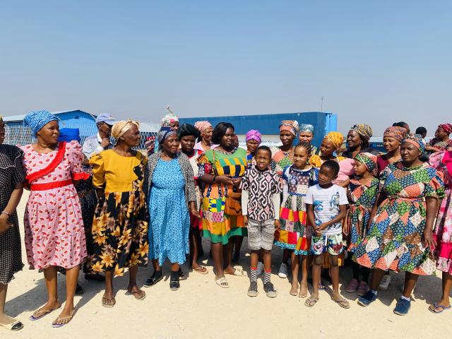 Adult literacy: Adults from various literacy districts within Tsumeb.

PHOTO: Max Henrich (NAMPA)