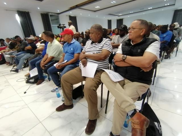 OTJIWARONGO, 08 September 2025 - A section of officials for the Electoral Commission of Namibia (ECN) at the official opening of their 11 day training workshop of returning officers, logistics and technology specialists at Otjiwarongo in the Otjozondjupa Region on Monday morning. (Photo: Mulisa Simiyasa) NAMPA 