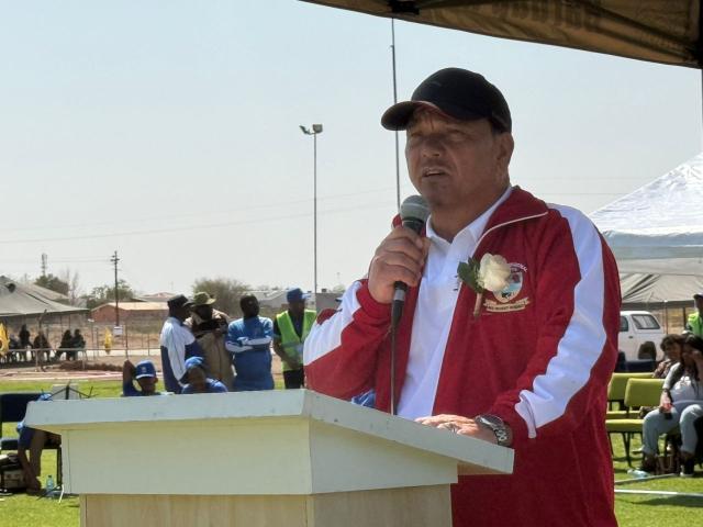 MARIENTAL, 08 September 2025 (NAMPA)-The official opening of the 7th edition of the Regional Council Wellness Sports Week kicked off on Monday at the Mariental Sports Stadium, with the Hardap Region as the host.
(Photo: Charmaine Boois) NAMPA