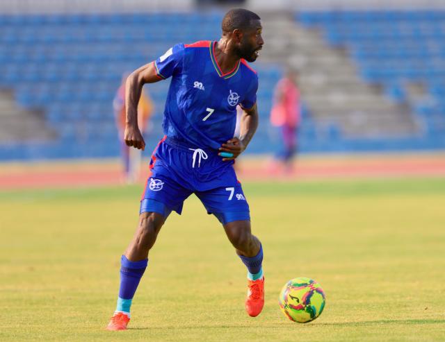 FRANCISTOWN, 09 September 2025 - Namibia’s international Deon Hotto in action at the Obed Itani Chilume Stadium in Francistown, Botswana, against São Tomé and Príncipe in their FIFA World Cup qualifier the Brave Warriors in their 3-0 win. (Photo by: Hesron Kapanga) NAMPA