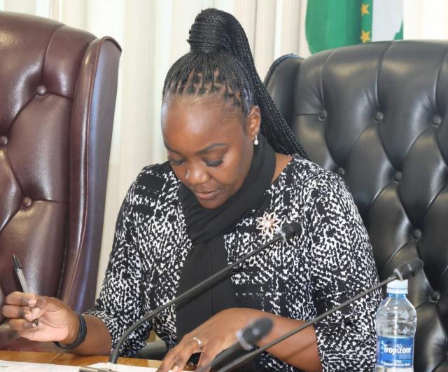 Sanitation: Chief Regional Officer Christella Mwenyo.

PHOTO: Contributed