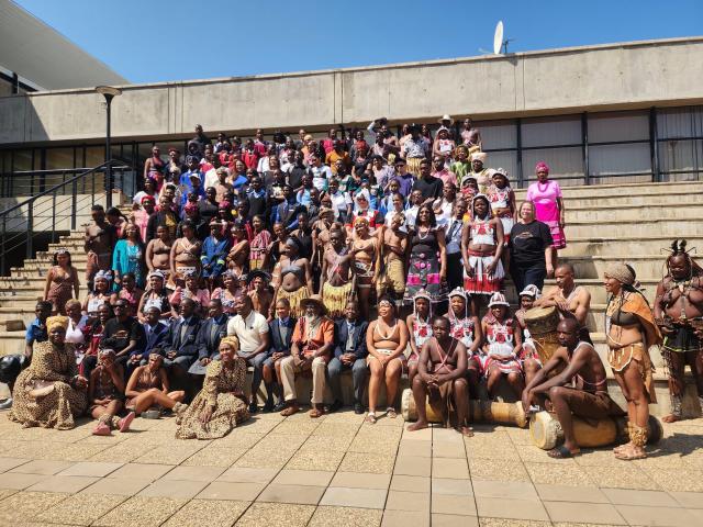 WINDHOEK, 17 SEPTEMBER 2025 - Participants of the 2025 Namibia Heritage Week, pictured at the official launch in Windhoek on Wednesday. (Photo: Molly Weyulu) NAMPA 
