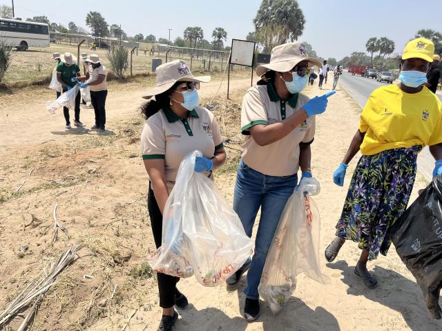 NKURENKURU, 20 September 2025- Minister of Environment, Forestry and Tourism, Indileni Daniel, officially commemorated the World Clean-Up Day in Nkurenkuru on Saturday.

(Photo: Lylie Joel)
NAMPA