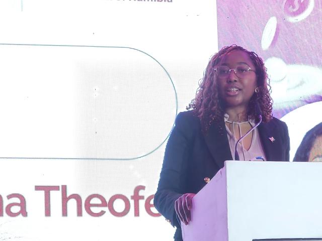 WINDHOEK, 23 SEPTEMBER 2025 - Minister of Information and Communication Technology (MICT) Emma Theofelus. (Photo: Molly Weyulu) NAMPA 