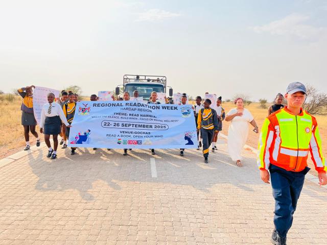 GOCHAS, 22 September 2025 (NAMPA)- Hardap Regional Readathon week hosted in Gochas from the 22 of September to 26 September 2025.
(Photo:contributed) NAMPA 