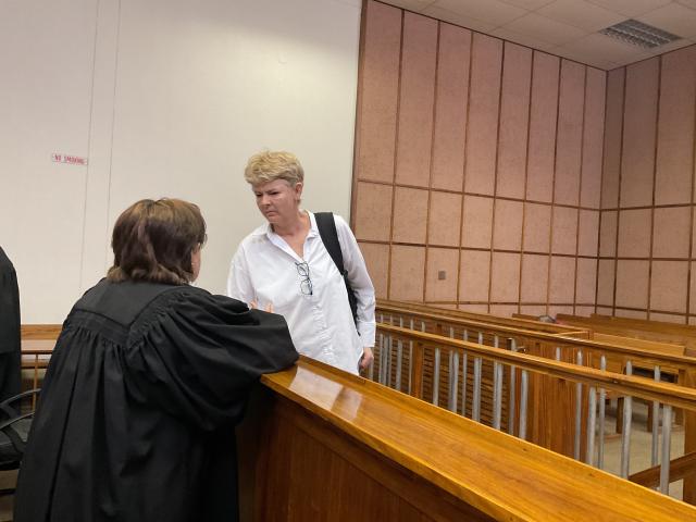 WINDHOEK, 24 September- Maria Coetzee who is convicted of fraud, pictured in the dock. (Photo by Eba Kandovazu)