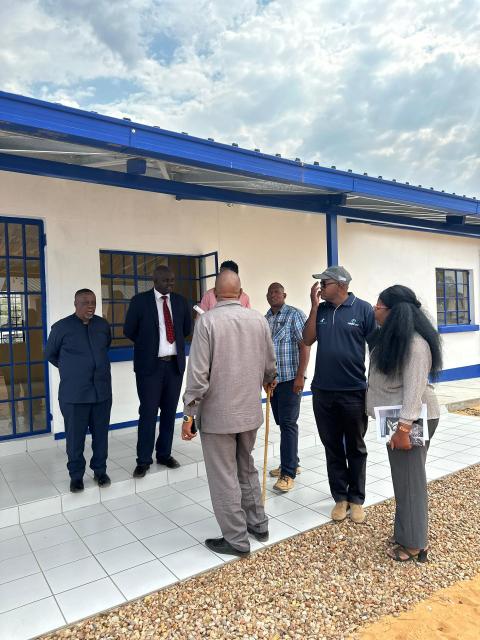 GOBABIS, 25 September 2025 - MTC and MVA Fund avail four classrooms and office block to Donkerbos Primary School (Photo: Contributed) NAMPA 