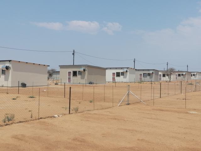 OKAKARARA, 25 September 2025 - A section of the 52 newly constructed houses at Okakarara and were officially handed over to owners on Thursday afternoon by the Minister of Urban and Rural Development, James Sankwasa. (Photo by: Mulisa Simiyasa) NAMPA