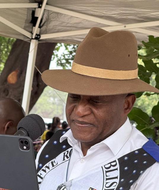 CHINCHIMANI, 28 September 2025 - Prime Minister Elijah Ngurare has assured the people of Zambezi Region that Government will continue to ensure that every village has a borehole for drinking water, for food production and for livestock. He was speaking at the annual Lusata Cultural Festival of the Mafwe Traditional Authority at the traditional seat of Chinchimani in the Zambezi Region on Sunday.
(Photo: Contributed) NAMPA
