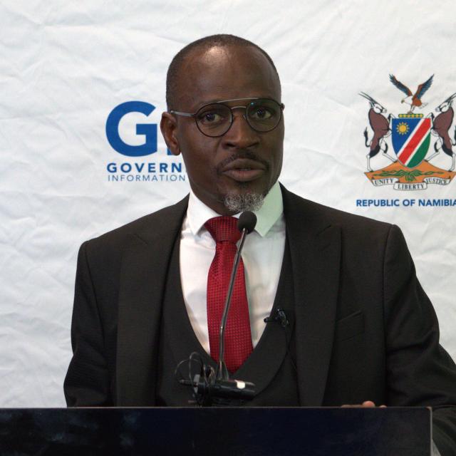 WINDHOEK, 26 September 2025 - Justice and Labour Relations Minister Fillemon Wise Immanuel (Photo: Andreas Thomas) NAMPA