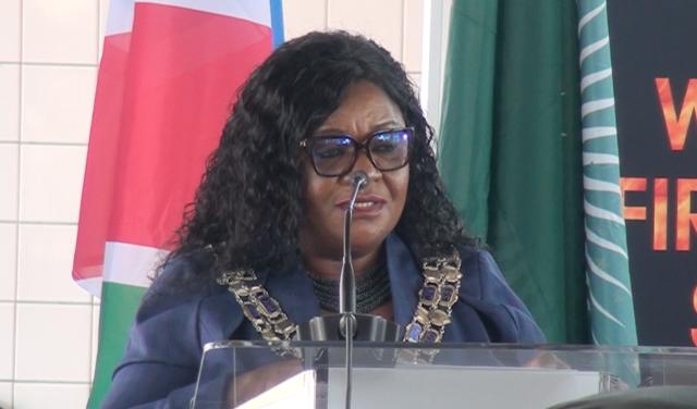 WINDHOEK, 06 OCT 2025 – The City of Windhoek on Monday officially opened the International Fire Safety Week 2025 with a strong call for collective responsibility in preventing fire disasters that continue to claim lives and destroy property, particularly in informal settlements.(Photo: Paulina Stefanus) NAMPA