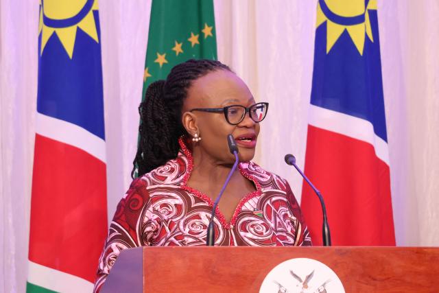 WINDHOEK, 16 October- Minister of International Relations and Trade, Selma Ashipala-Musavyi. (Photo by Edward Tenete). NAMPA