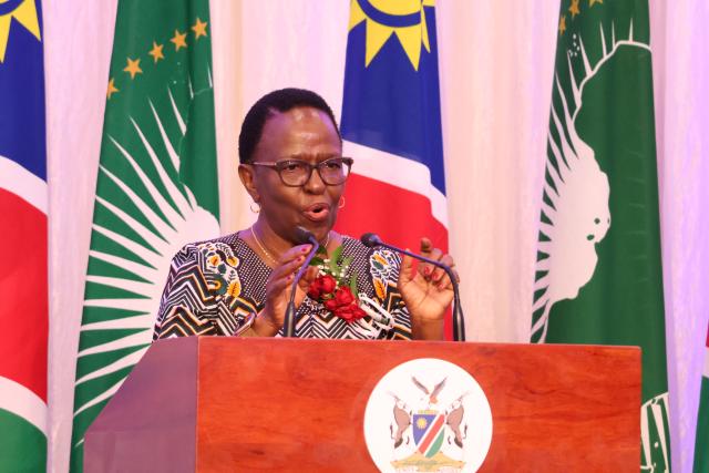 Windhoek, 16 October- AU Special Envoy on Women, Peace and Security, Liberata Mulamula. (Photo by Edward Tenete). NAMPA