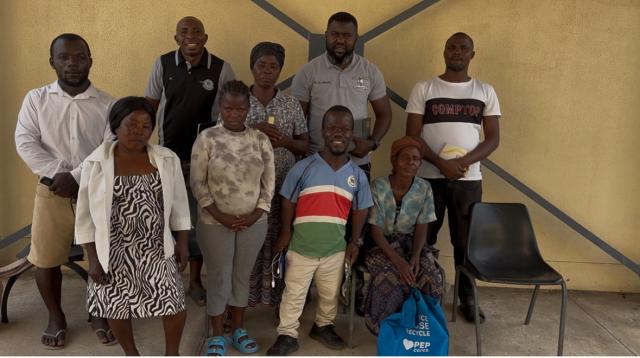 RUNDU, 17 October 2025 - Persons with Dwarfism in the Kavango East and West Regions pictured with leaders of the Kavango East Regional Youth Forum. (Photo by: Sawi Hausiku) NAMPA 