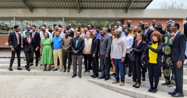 KATIMA MULILO, 20 October 2025 – A group photo of some of the academics that attended UNAM Katima Mulilo campus’ molecular laboratory equipment official handover ceremony on Monday.

(Photo: Michael Mutonga Liswaniso) NAMPA
