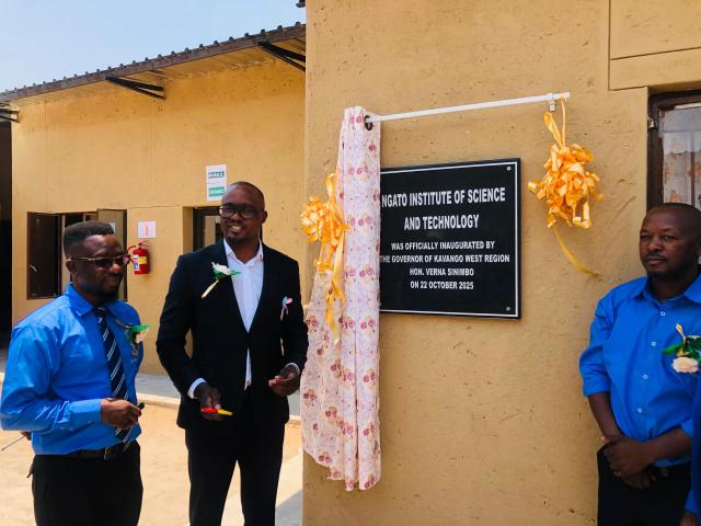 NKURENKURU, 22 October 2025 -The Ngato Institute of Science and Technology (NIST) officially launched its fourth campus in Nkurenkuru on Wednesday.
(photo: Lylie Joel)
NAMPA