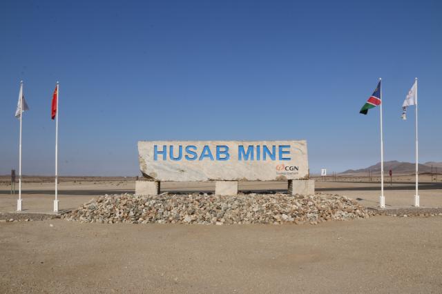 ARANDIS, 23 October 2025 - The signage at the entrance of the Swakop Uranium Mine. (Photo by: HUSAB) NAMPA