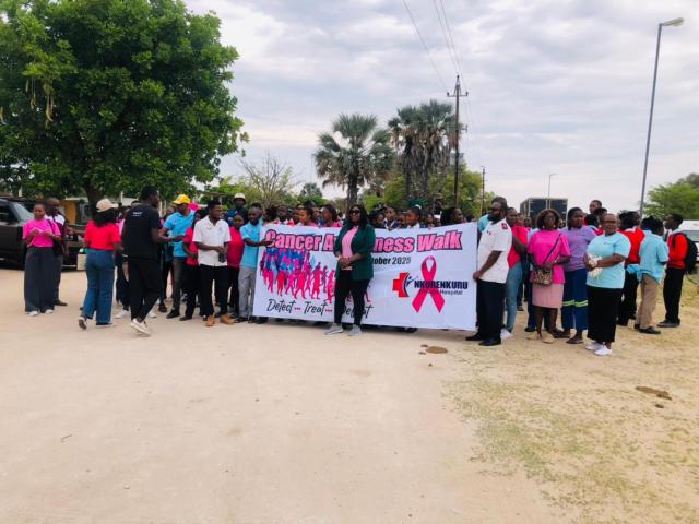 NKURENKURU, 25 October 2025- Nkurenkuru Private Hospital makes history with its first-ever Cancer Awareness Campaign in Kavango West region on Friday.
(photo: Lylie Joel)
NAMPA