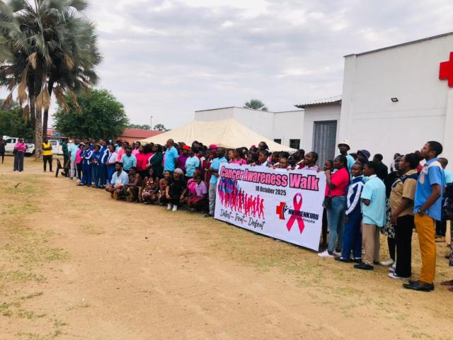 NKURENKURU, 25 October 2025- Nkurenkuru Private Hospital makes history with its first-ever Cancer Awareness Campaign in Kavango West region on Friday.
(photo: Lylie Joel)
NAMPA