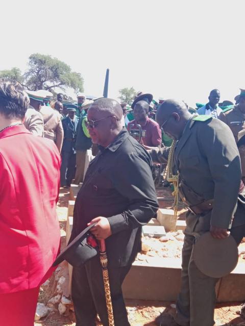 AMINUIS, 27 October 2025 - Omaheke governor Pijoo Nganate praised Ovambanderu community for sustaining its origin (Photo: Zebaldt Ngaruka)