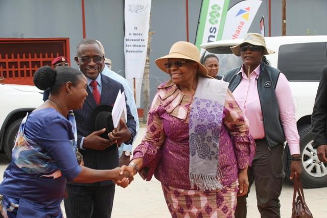 HELAO NAFIDI, 01 November 2025- President Netumbo Nandi-Ndaitwah arriving at the official opening ceremony of Helao Nafidi business expo on Saturday.

(Photo: contributed) Nampa