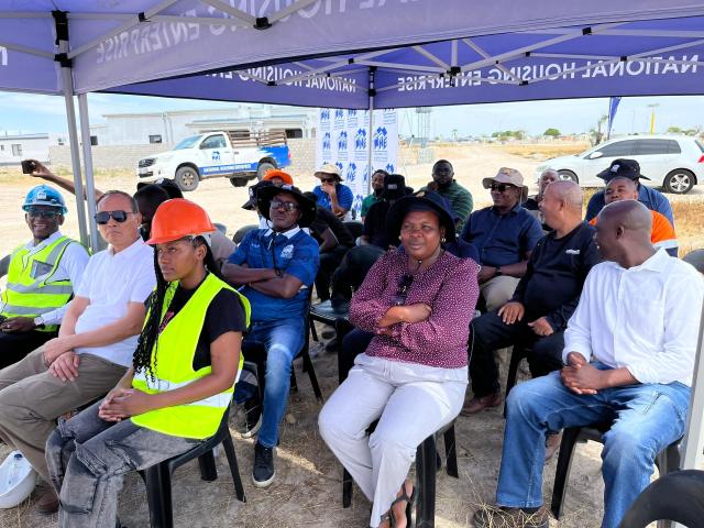 EHENYE, 06 November 2025- Community members and officials from NHE during the groundbreaking ceremony of Oshakati north on Thursday.

(Photo: contributed) NAMPA 