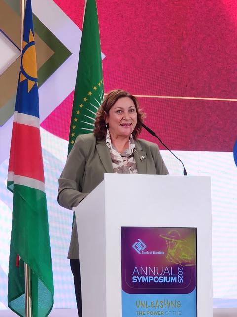 WINDHOEK, 13 November 2025 - Minister of Education, Innovation, Youth, Sport, Arts and Culture, Sanet Steenkamp. (Photo by: Molly Weyulu) NAMPA 