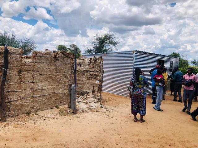 KATJINAKATJI, 13 November 2025- The Chinese Embassy officially handed over 25 zinc houses valued at N. dollars 300 000 to residents of Katjinakatji village in Mankupi constituency on Thursday, following devastating rainstorms that destroyed 171 homes in early January 2025.
(photo: Lylie Joel)
NAMPA
