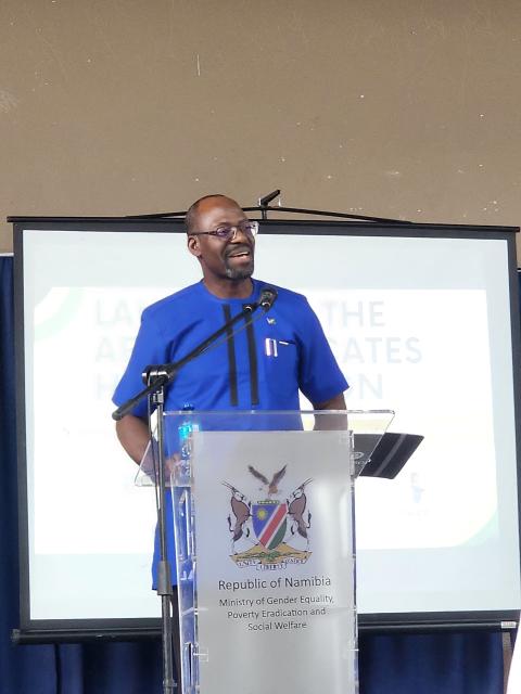 WINDHOEK, 18 NOVEMBER 2025 - Deputy Director in the Ministry of Education, Innovation, Youth, Sports, Arts and Culture (MEIYSAC), Knox Otto Imbuwa. (Photo by: Molly Weyulu) NAMPA 