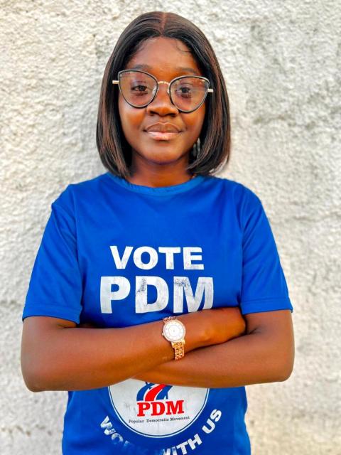 USAKOS - Popular Democratic Movement (PDM) candidate for the Usakos local authority 24 year-old Julia Sem. (Photo contributed)