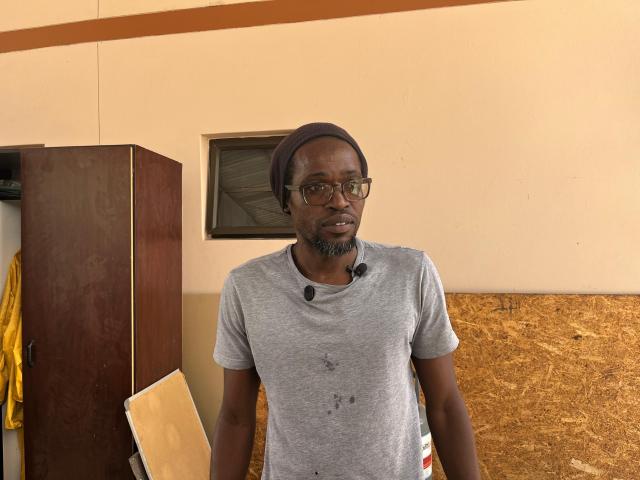 NKURENKURU, 17 November 2025 - John Nashongo, a former NBC video editor supervisor, who has ventured into a mango tree project at the Kanyekama village in Kavango West. 
(Photo: Lylie Joel) NAMPA