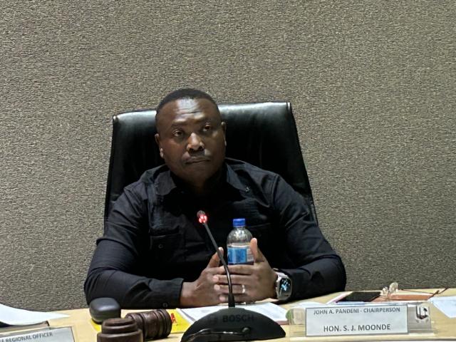 WINDHOOEK, 21 November- Khomas Regional Chairperson, John Moonde. (Photo by Eba Kandovazu). NAMPA