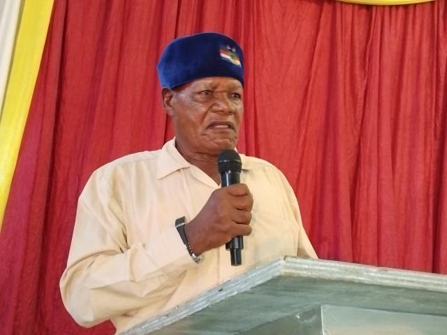 KATIMA MULILO, 22 November 2025 - Vice President of the National Democratic Party (NDP), David Mwilima speaking at the star-rally of the party in Katima Mulilo on Saturday ahead of the regional council and local authority elections slated for 26 November 2025.
(Photo: Michael Mutonga Liswaniso) NAMPA
