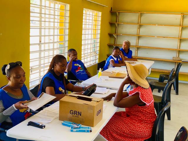 WINDHOEK, 24 November 2025 - Special voting kicked off smoothly in Windhoek with several polling stations experiencing low turnout. (Photo by: Uakutura Kambaekua) NAMPA.