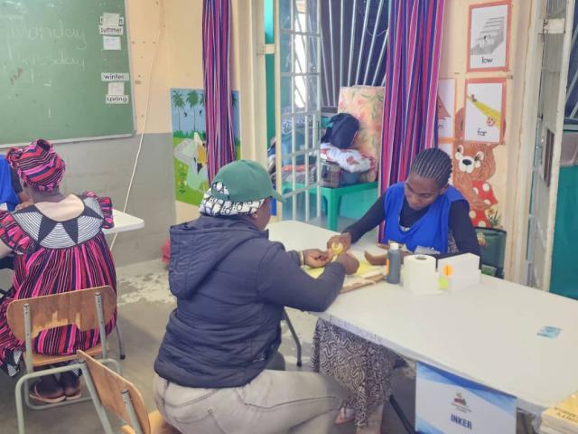 WINDHOEK, 26 NOVEMBER 2025 - Tobias Hainyeko Constituency residents are assisted during the voting process of 2025 Regional Councils and Local Authorities Elections in Windhoek (Photo: Filemon Haininga) NAMPA