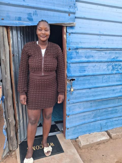 AMINUIS, 26 November 2025 -Perinao Kaune  demands water, housing and youth empowerment (Photo: Zebaldt Ngaruka) NAMPA 