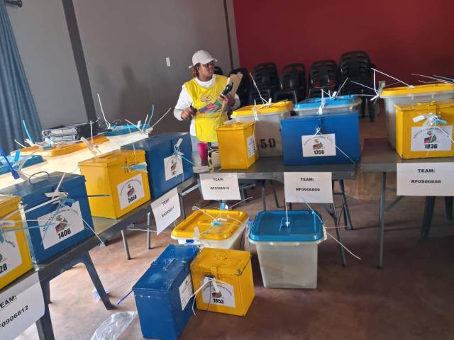 GOBABIS, 27 November 2025 - Gobabis collation center (Photo: Zebaldt Ngaruka) NAMPA 