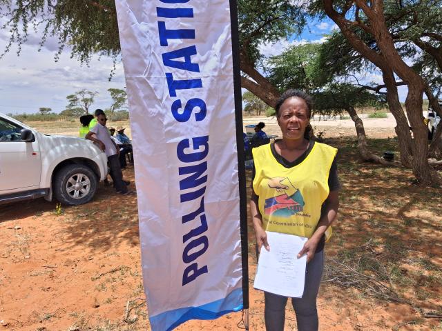 AMINUIS, 26 November 2025 - Aminius Constituency's Regional Council elections results (Photo: Zebaldt Ngaruka) NAMPA 