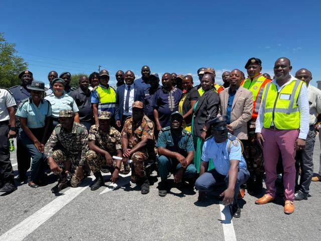 NKURENKURU, 02 December 2025 - The Namibia Police in Kavango West region officially launched the 2025-2026 Festive Season Operation under the theme "Safer Namibia" on Tuesday.
(photo: Lylie Joel)
NAMPA