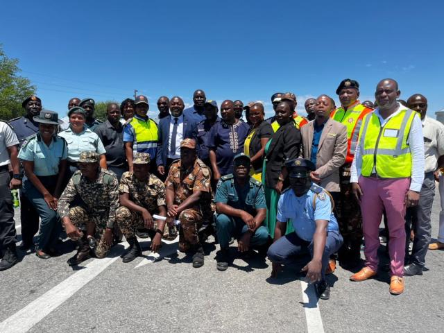 NKURENKURU, 02 December 2025 - The Namibia Police in Kavango West region officially launched the 2025-2026 Festive Season Operation under the theme "Safer Namibia" on Tuesday.
(photo: Lylie Joel)
NAMPA