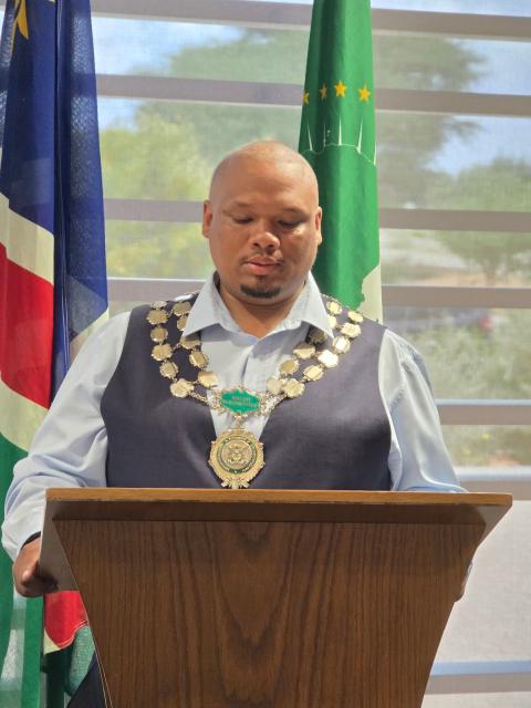 GOBABIS  - Gobabis Mayor Elwin Gariseb (Photo: Contributed) NAMPA 