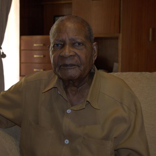 WINDHOEK, 23 January 2026 – Helao Vinnia Ndadi is one of the few remaining founders of Swapo. (Photo by: Andreas Thomas) NAMPA