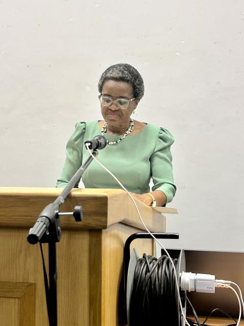 Windhoek, 30 January- Minister of Environment, Forestry and Tourism, Indileni Daniel. (Photo by Eba Kandovazu). NAMPA
