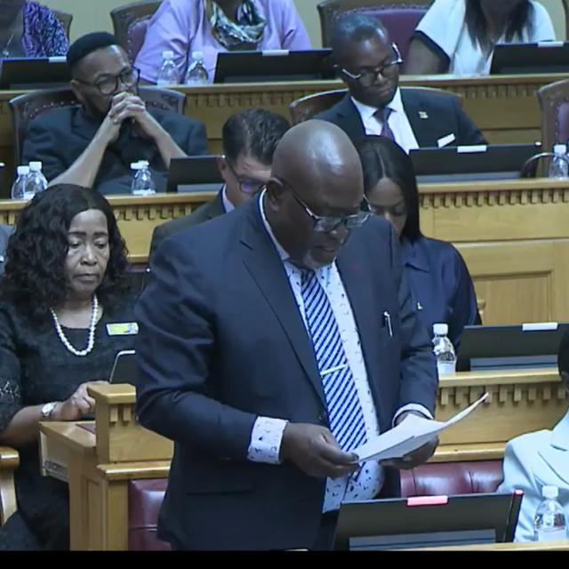 WINDHOEK, 04 February 2026 - Minister of Industries, Mines and Energy, Modestus Amutse. (Photo by: Andreas Thomas) NAMPA