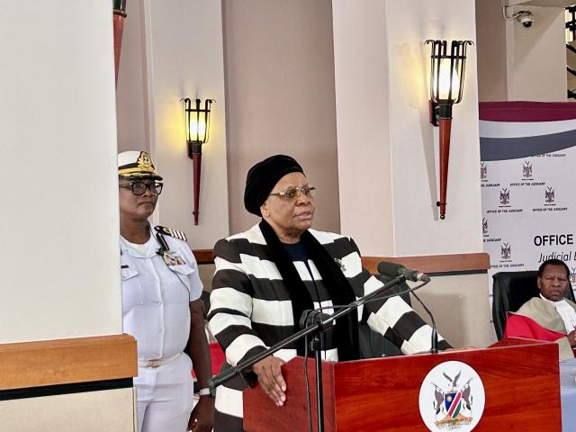 WINDHOEK, 05 February 2026- President Netumbo Nandi-Ndaitwah during the opening of the 2026 Legal year. (Photo by Eba Kandovazu). NAMPA