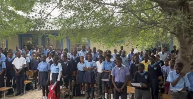 OMUTHIYA, 06 February 2026- Learners from Iipundi Secondary School in Omuthiya Constituency.

(Photo: Max Henrich) NAMPA 