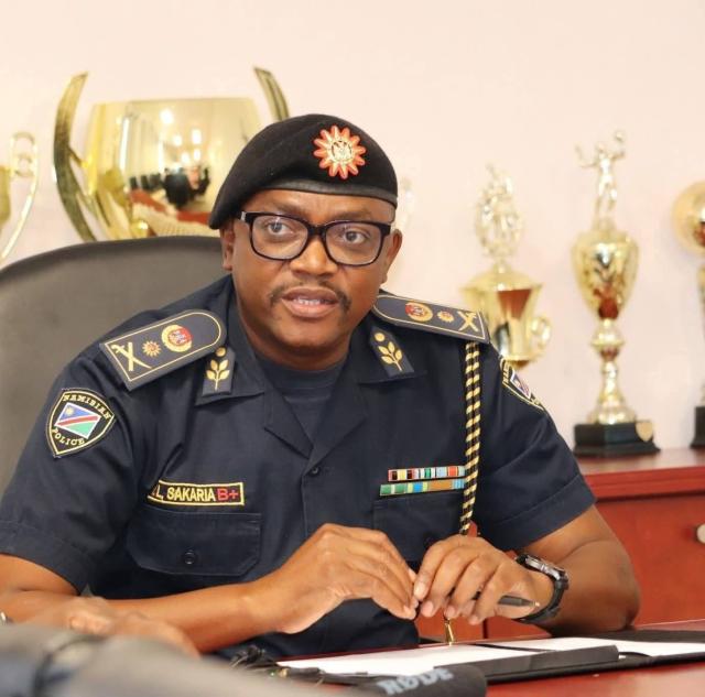 WINDHOEK, 07 FEB- Oshana Regional Commander, Commissioner Naftal Sakaria. (Photo contributed). NAMPA