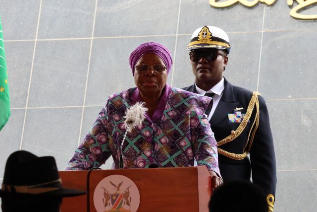 WINDHOEK, 07 February 2026 - President Netumbo Nandi-Ndaitwah at the Remembrance Ceremony in honour of the late presidens.(Photo: Ali Negumbo)NAMPA