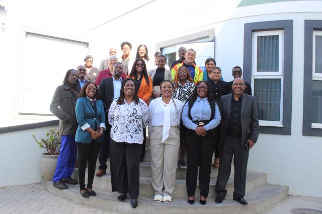 SWAKOPMUND, 10 February 2026 - Erongo-based journalists from different media entities and stakeholders photographed during the Erongo Media–Stakeholders Engagement Conference aimed at building practical understanding between media practitioners and newsmakers, improve professional relationships and strengthen the flow of accurate, timely and credible information to the public. (Photo by: Isabel Bento) NAMPA